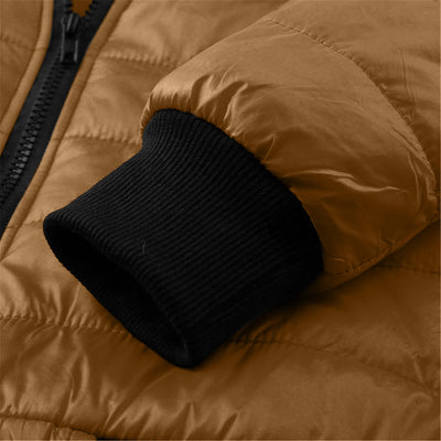 Chaqueta Acolchada de Cuello Alto en Algodón - Estilo Universitario - Image 31