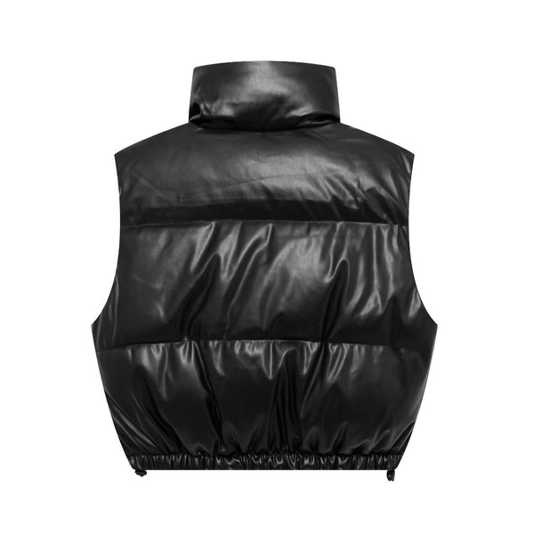 Chaleco Acolchado de Algodón para Mujer - Estilo Moderno y Cálido