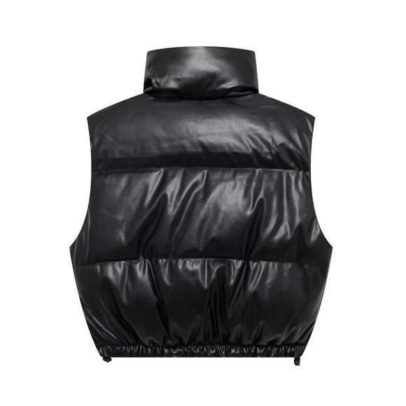 Chaleco Acolchado de Algodón para Mujer - Estilo Moderno y Cálido