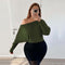 Blusa Casual Elegante Hombro Descubierto para Mujer