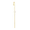 Stone-plated Real Dorado Surround The Auricle-Estilo Slash Earrings 3style