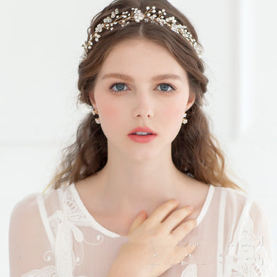 Tocado de Perlas para Novia - Adorno Elegante para Boda - Image 10