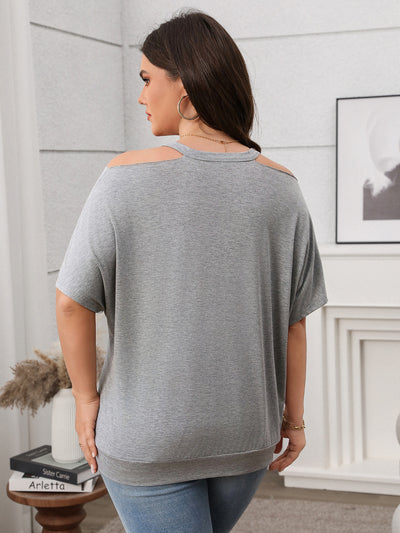 Blusa Holgada de Hombro Caído con Mangas Murciélago - Image 22