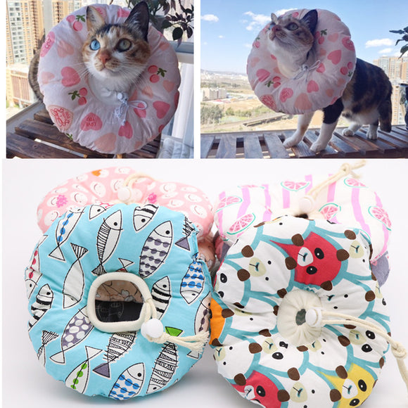 Collar Isabelino Suave para Gatos - Protección Anti-mordida, Lamido y Arañazo