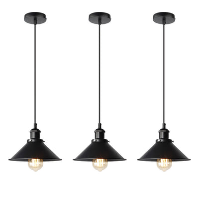 Lámpara Colgante Industrial Estilo Restaurante con Tapa de Hierro Antiguo - Image 4
