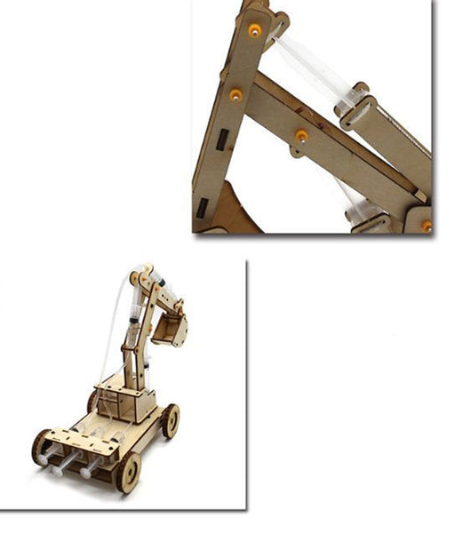 Excavadora Hidráulica de Madera - Juguete Educativo Artesanal - Image 2