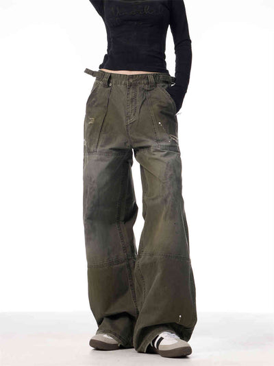 Jeans Desgastados con Costuras de Diseño - Image 10