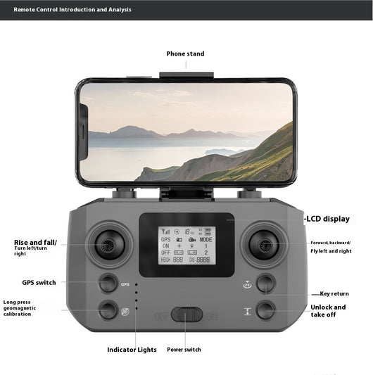 Dron L600PRO con Control Remoto Plegable y Pantalla Transparente - Image 47
