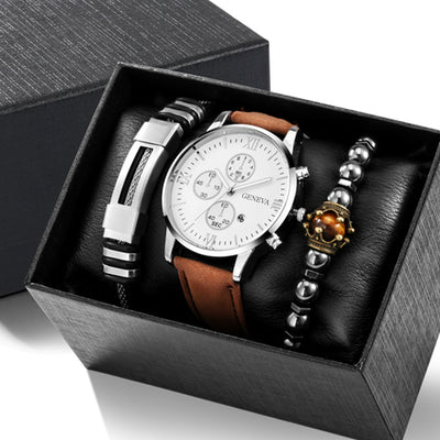 Reloj con Pulsera de Acero Inoxidable y Cuentas - Image 9