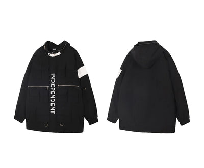 Chaqueta Cardigan Acolchada con Capucha para Hombre - Image 10