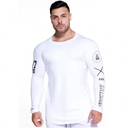 Playera Deportiva Ajustada Cuello Redondo para Correr - Image 5