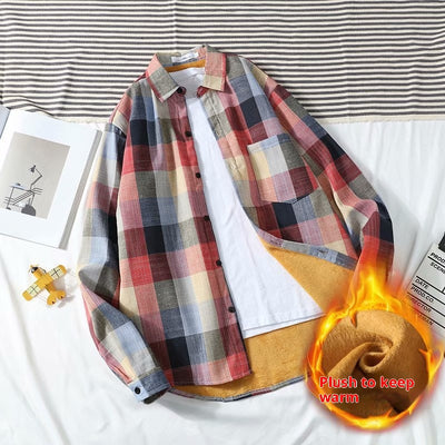 Camisa de Cuadros Térmica para Hombre con Forro de Polar - Image 25