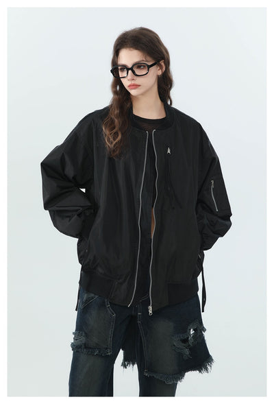 Abrigo Beisbolero Holgado para Mujer - Image 30