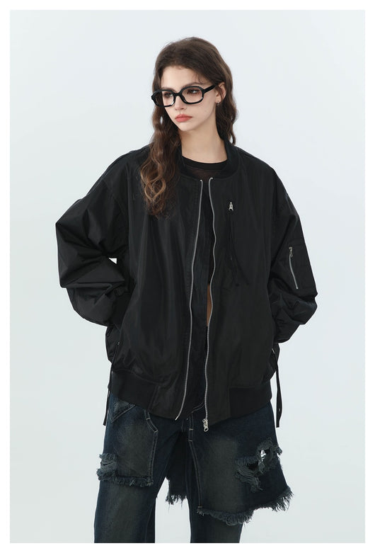 Abrigo Beisbolero Holgado para Mujer - Image 30