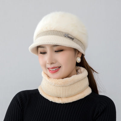 Gorro de Conejo Tejido para Otoño e Invierno - Image 8
