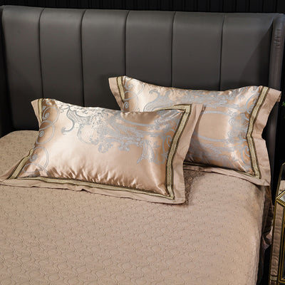 Funda de Almohada Jacquard de Algodón Satinado - Par de Dos - Image 11