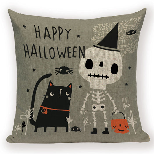 Funda de Cojín Halloween Explosivo con Diseño Impactante - Image 6