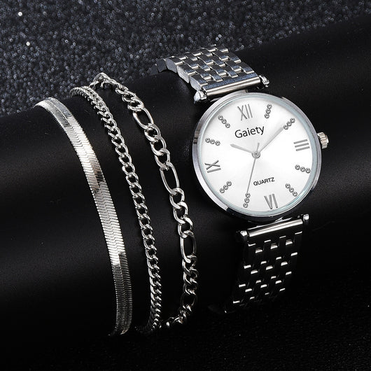 Reloj de Cuarzo Elegante para Mujer con Diamantes y Diseño de Moda - Image 6
