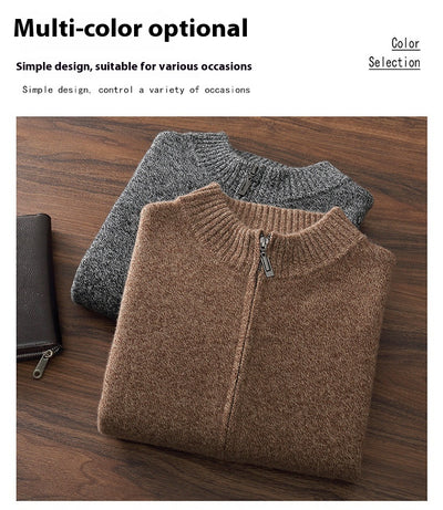 Abrigo de Cuello Alto en Cashmere para Hombre - Otoño e Invierno - Image 16