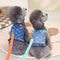 Enterizo Denim para Mascotas con Moño Trasero