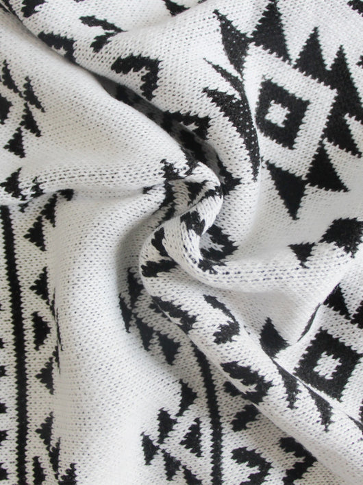 Cardigan Tejido Jacquard - Suéter Casual de Punto Largo - Image 10