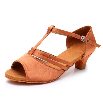 Zapatos de Danza Latina para Niñas Principiantes - Image 5