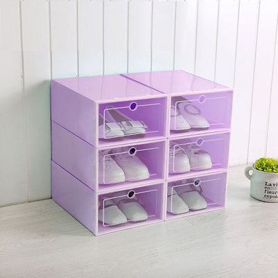 Caja Organizadora Transparente para Zapatillas - Almacenamiento Apilable - Image 38