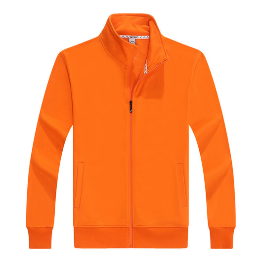 Chaqueta Suéter de Terciopelo Dorado Grabado con Cuello de Pie y Personalización - Image 26