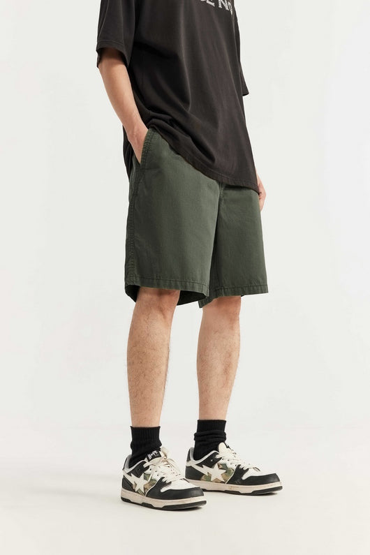 Shorts Rectos Lavados Ecoamigables - Comodidad Sostenible - Image 27