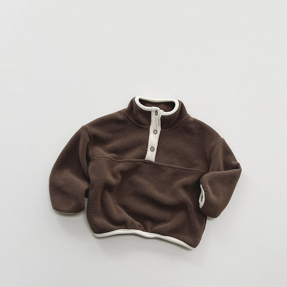 Polera Cálida Estilo Mori Coreano para Niños