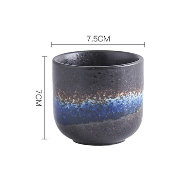 Taza de Té de Cerámica Artesanal Estilo Hotel Japonés - Image 5