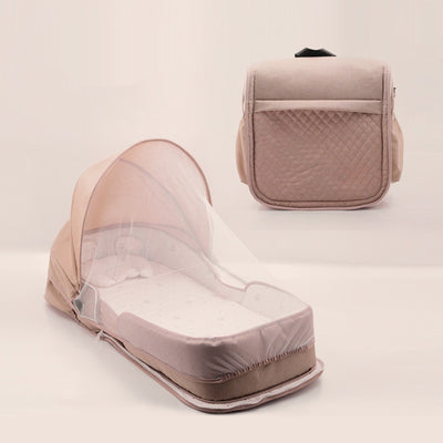 Cuna Portátil Plegable para Bebé con Mochila de Transporte - Image 4