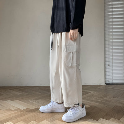 Pantalones Deportivos Casuales Holgados de Pierna Ancha para Hombre - Image 12