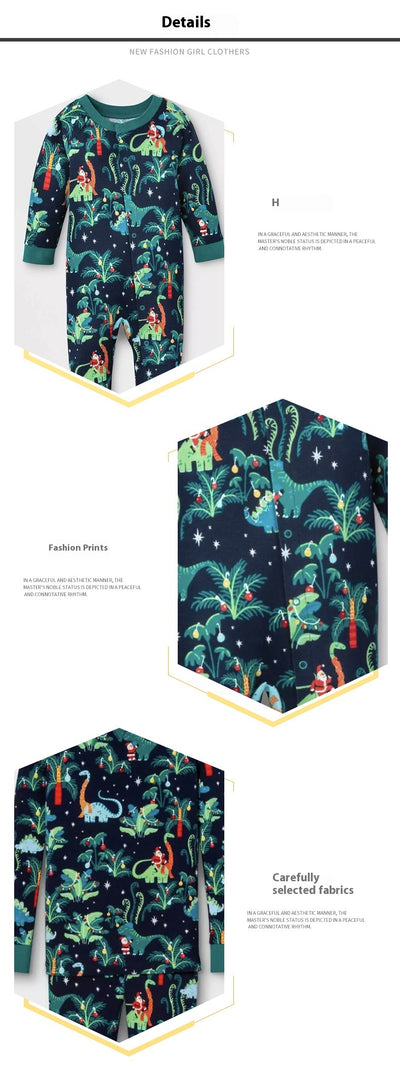 Pijamas Familiares de Algodón con Estampado Perro - Conjunto Papá, Mamá e Hijo - Image 12