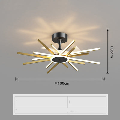 Lámpara Ventilador de Techo Nórdico Luxury - Diseño Moderno y Minimalista - Image 7