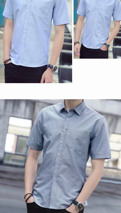 Camisa Manga Corta Moderna para Hombre - Estilo Verano - Image 8