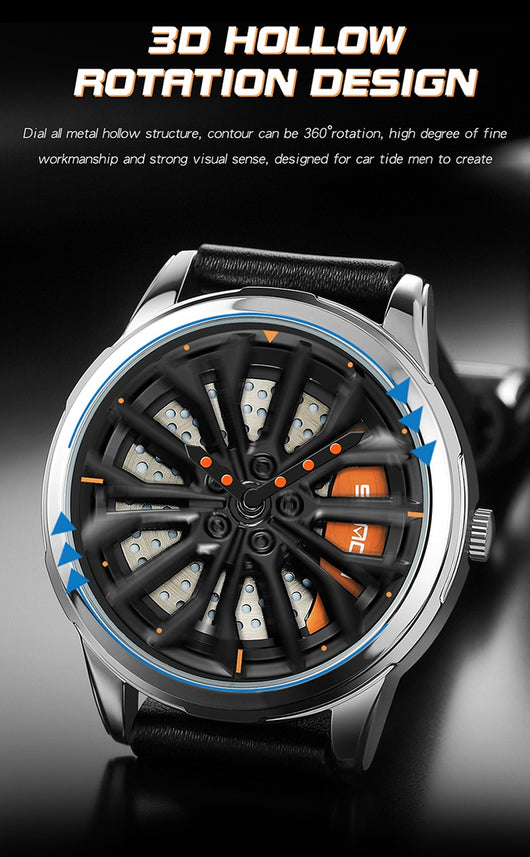 Reloj de Hombre Rueda de la Fortuna - Diseño Trendy con Energía de Buena Suerte - Image 25