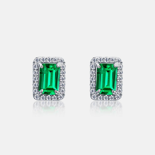 Aretes de Plata S925 con Esmeralda Retro para Cultivo Espiritual - Image 8