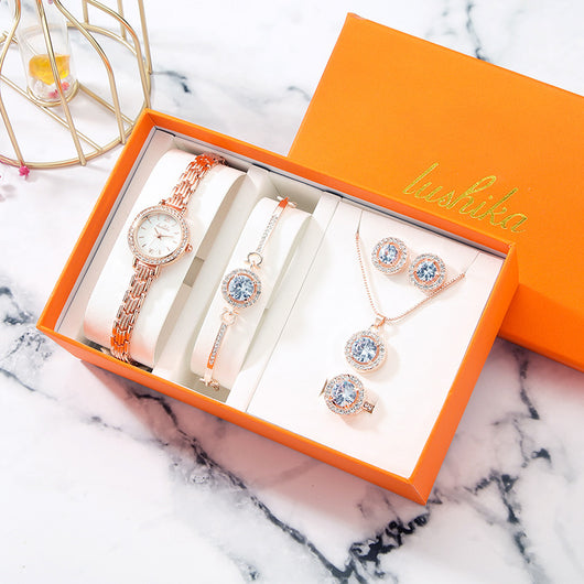Reloj de Moda para Mujer Cuarzo con Estuche de Regalo - Image 6