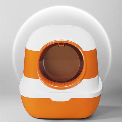 Arenero Plegable Cerrado para Gatos - Diseño Compacto y Higiénico - Image 5