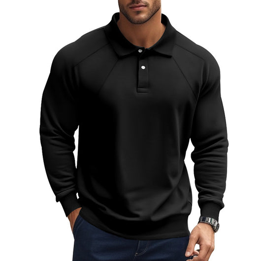 Polo Casual de Cuello Clásico para Hombre - Diseño Versátil Primavera Otoño - Image 6