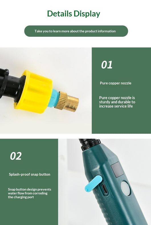 Pistola Rociadora Eléctrica Automática Multiusos para el Hogar - Image 12