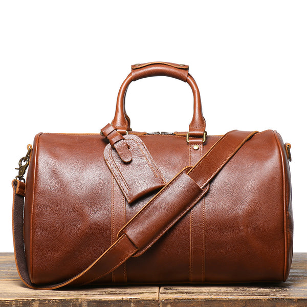 Bolsa Crossbody de Cuero Genuino para Hombre - Gym y Viajes