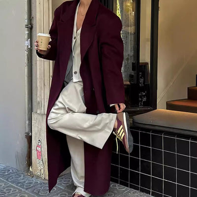 Blazer Solapa Larga Vino Tinto - Image 5