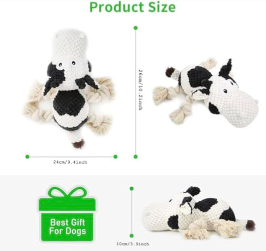 Juguete para Perros de Peluche Chirriante - Juguete Masticable Duradero para Perros Pequeños, Medianos y Grandes - Image 3