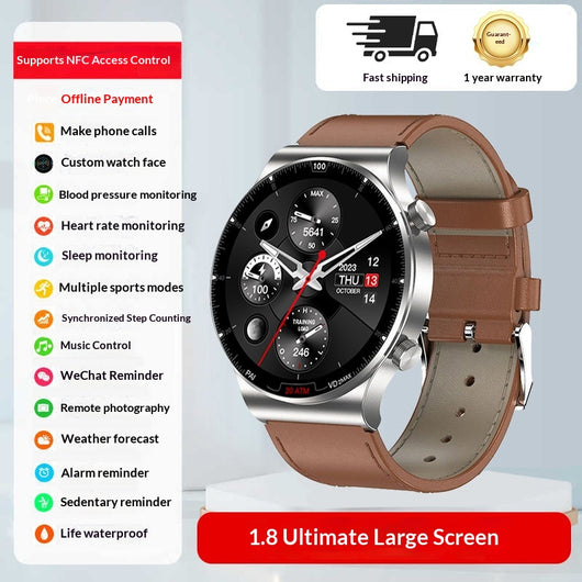 Reloj Inteligente Deportivo con Llamadas Bluetooth, Monitor de Frecuencia Cardíaca y Glucosa - Image 8