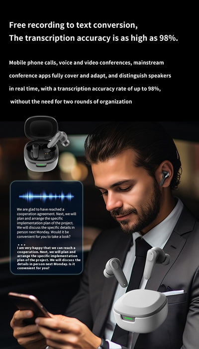 Auriculares Traductores Inteligentes Inalámbricos Biaurales - Image 12
