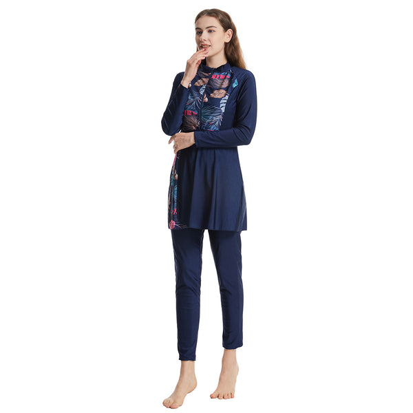 Traje de Baño Conservador para Mujer de Secado Rápido