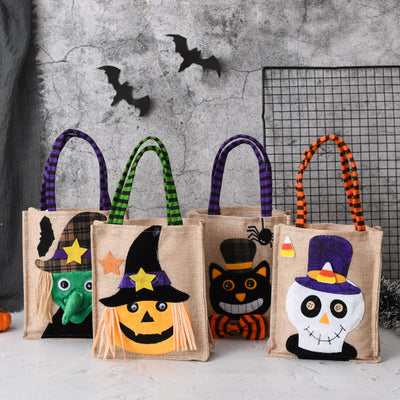 Bolsa de Tela Reutilizable para Dulces de Halloween - Image 10