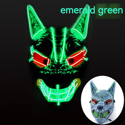 Máscara LED Luminosa de Cara Completa para Halloween - Image 10